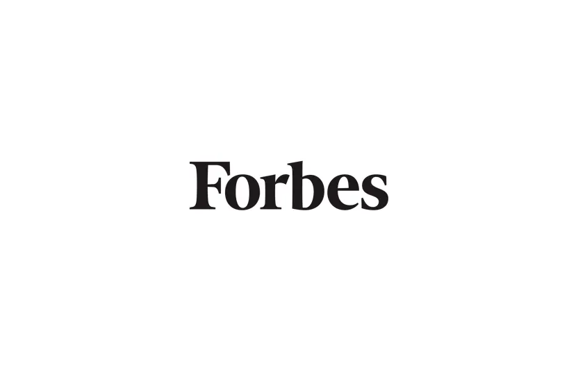 The Forbes logo displayed in black serif font on a plain white background.