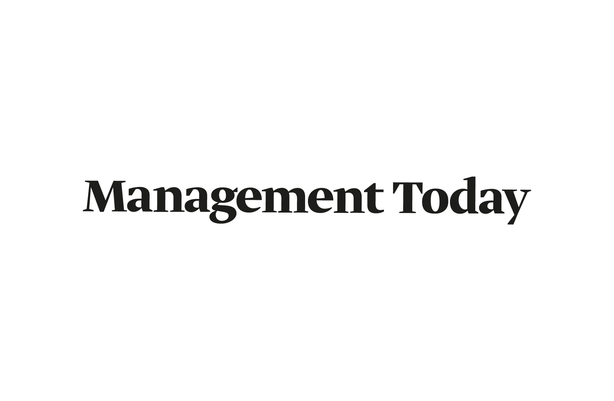 The words Management Today appear in bold, black font on a plain white background.