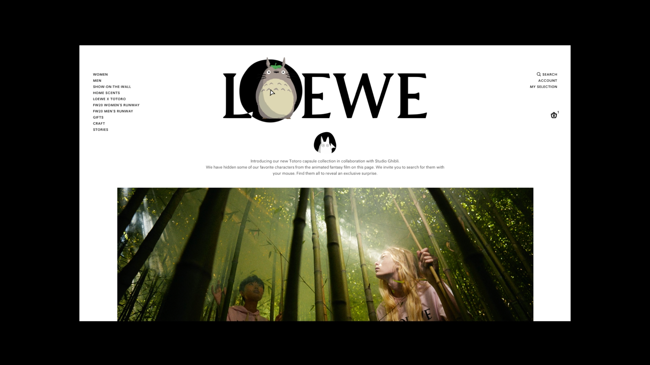 LOEWE x My Neighbor Totoro, a poetic and comforting collaboration