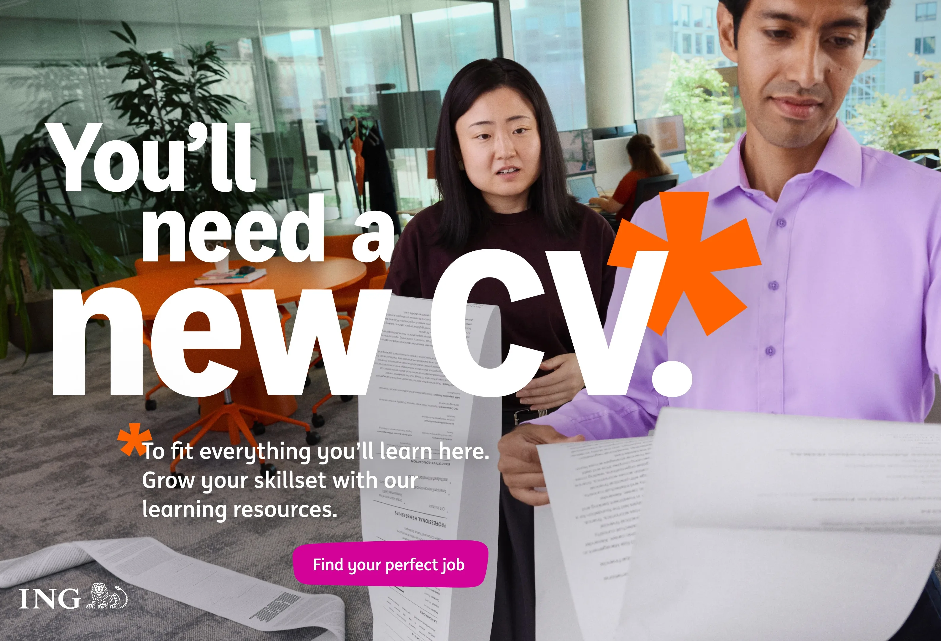 ING The Perfect*Job hero