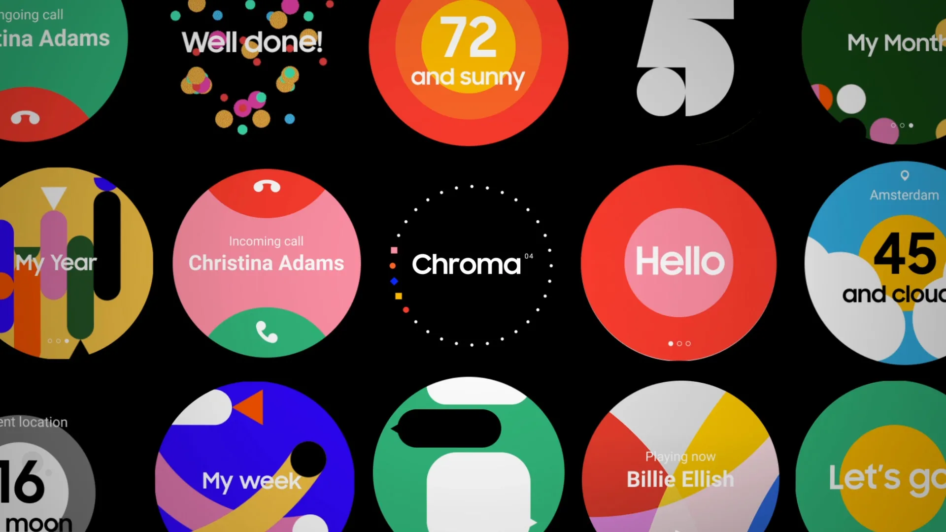 Watch face design