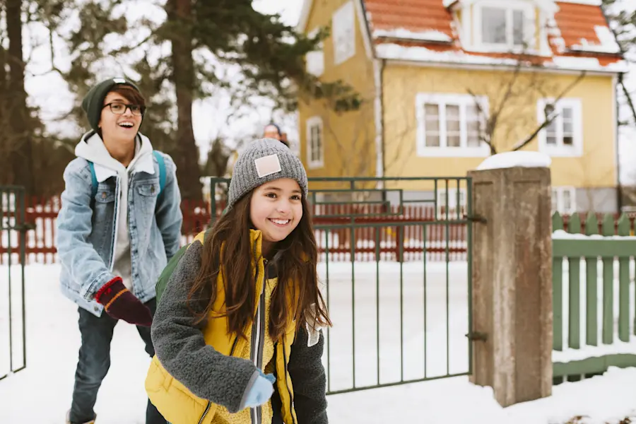 barn vinter Swedbank