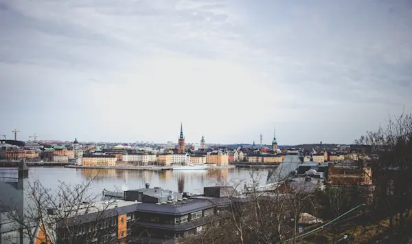 Vy över Stockholm.