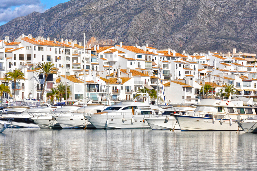 Puerto Banus, Marbella, spanska städer