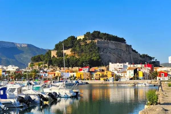 Denia's castle overlooking the port