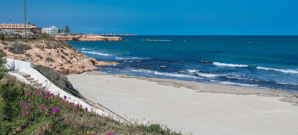 Mäklare i Torrevieja, strand