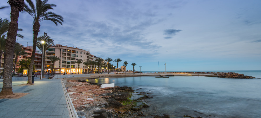 Cityscape of Torrevieja in Spain