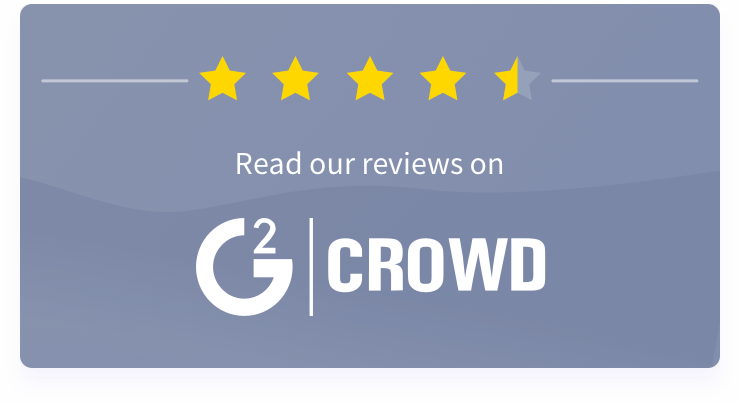 Read our reviews on G2 Crowd