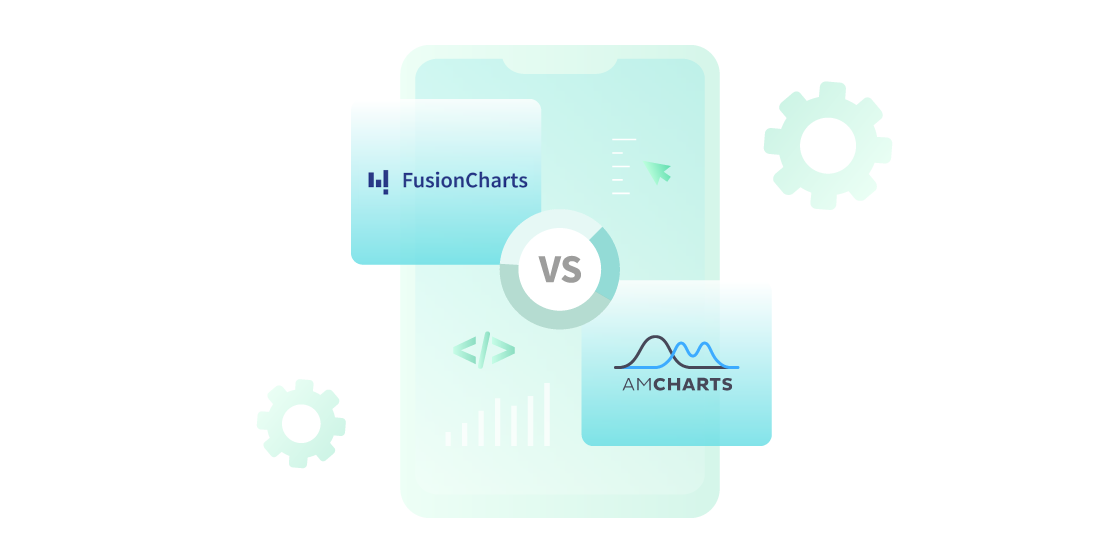 FusionCharts vs amCharts: Which charting library is best for dynamic modern UI charts?