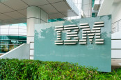 IBM Logo on Building