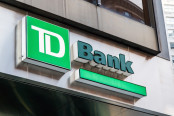 TD bank logo on a building