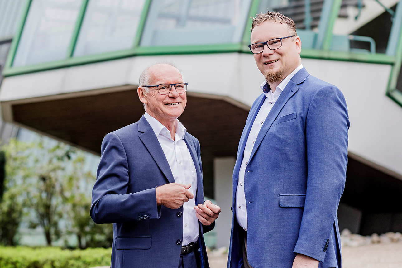 Udo Woble, Bereichsleiter Nahwärme Stadtwerke am See & Gerrit Jonas, DKB