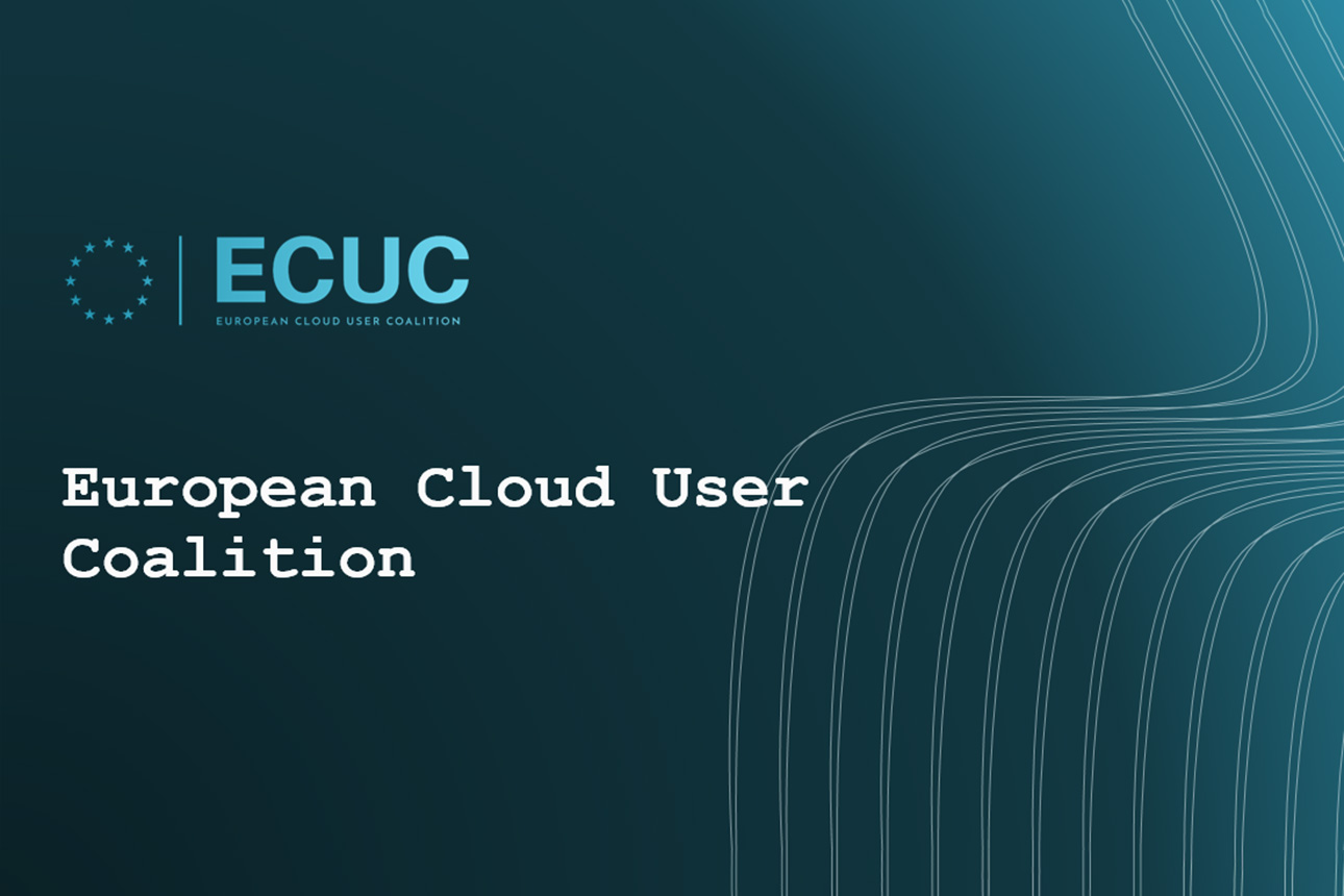 Grafik mit Logo der European Cloud User Coalition (ECUC)