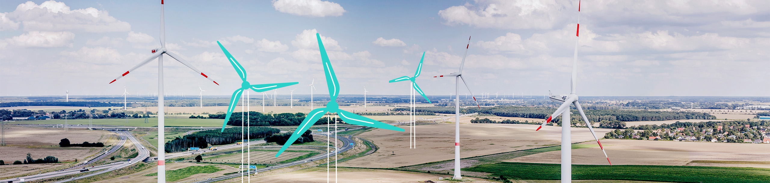 Windpark Lindenberg der Windprojekte Jan Teut GmbH