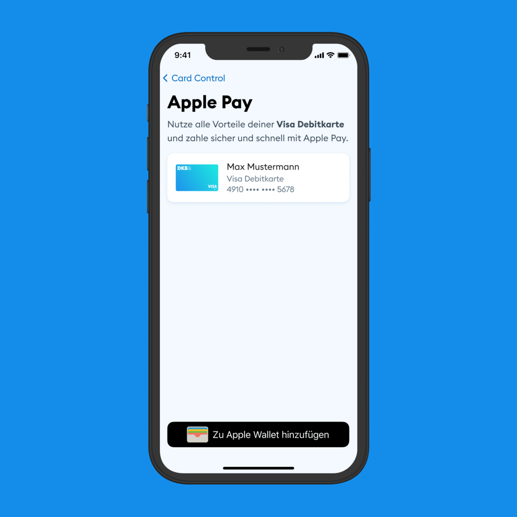 Apple Pay für mobiles Bezahlen DKB AG