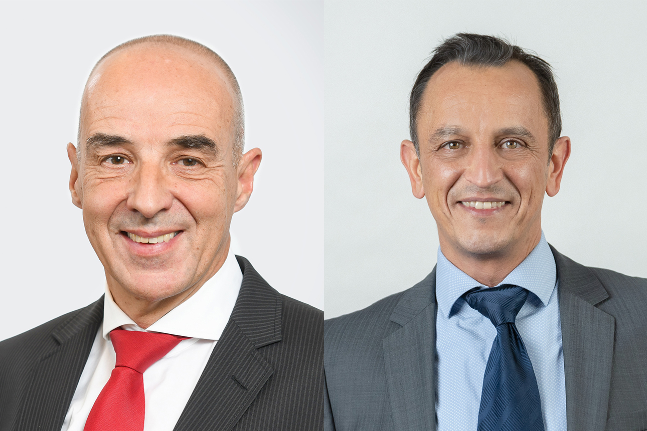 Gerd Rendenbach und Hakem Saidi-Merella, Fondsmanager des BayernInvest Renten Europa-Fonds