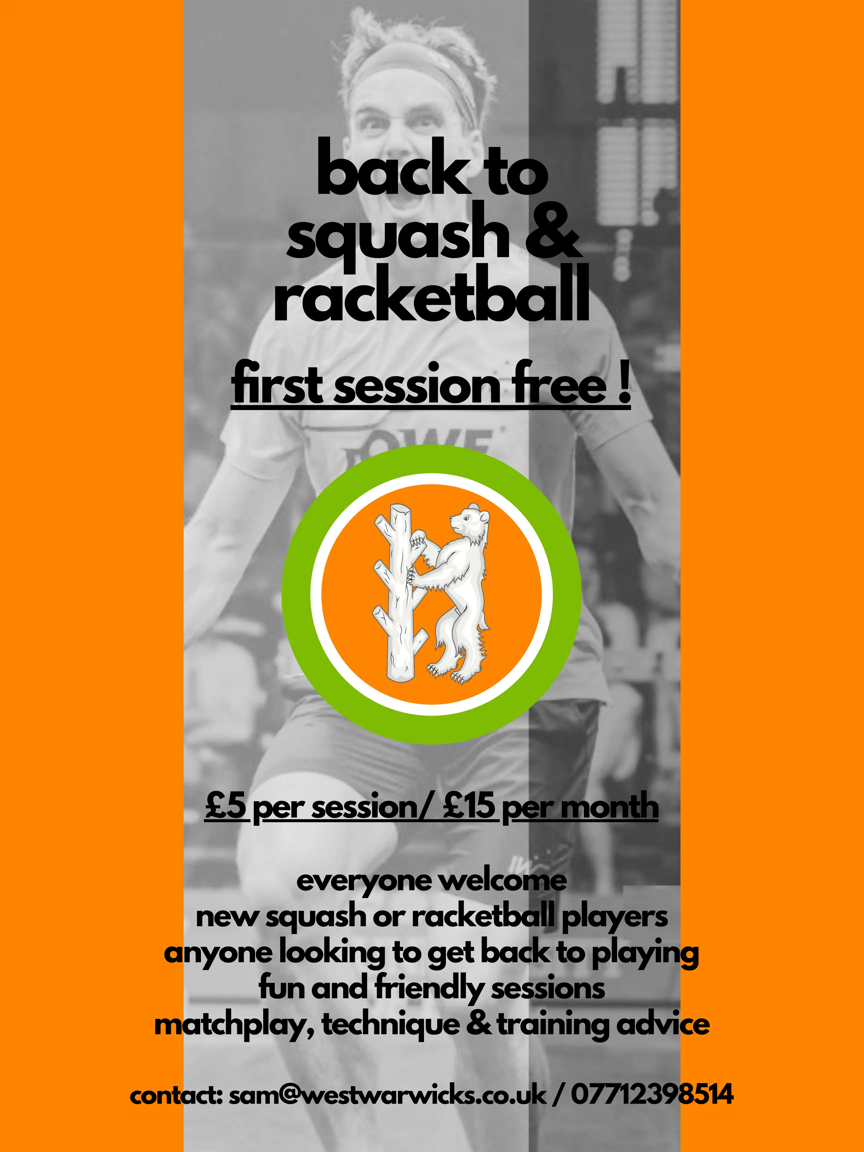 Get Back to Squash & Racketball - anyone looking to get back into playing