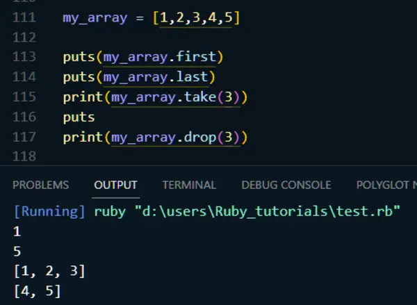 special ruby array methods