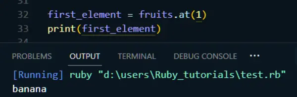 accessing specific ruby array elements