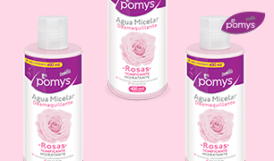 Agua Micelar Desmaquillante de Rosas Pomys