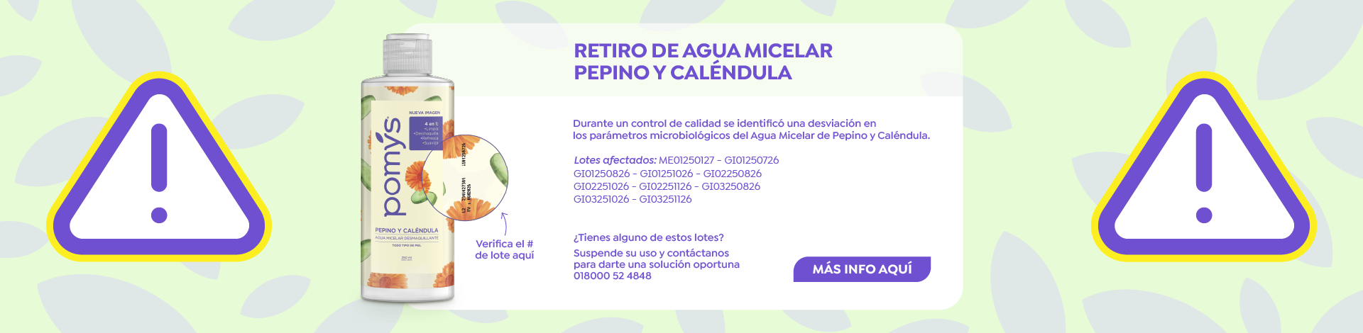 Banner Agua de Pepino