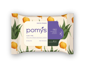 Toallitas Húmedas Desmaquilladoras Aloe y Miel - Pomys