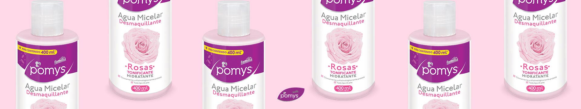 Agua Micelar Desmaquillante de Rosas Pomys
