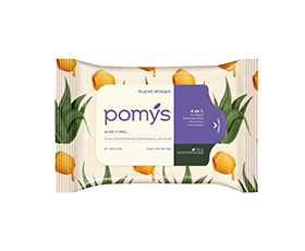 Toallitas Húmedas Desmaquilladoras Aloe y Miel - Pomys