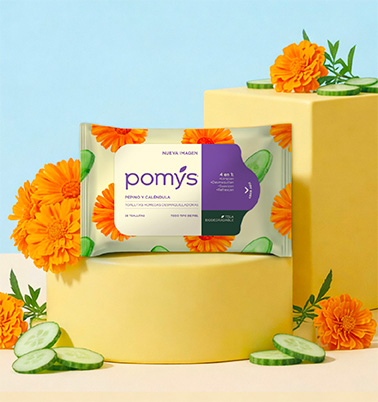 Beneficios de las toallitas desmaquilladoras con Pepino y Caléndula - Pomys