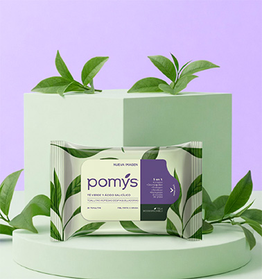 Toallitas Desmaquilladoras con extracto de té verde para piel mixta a grasa