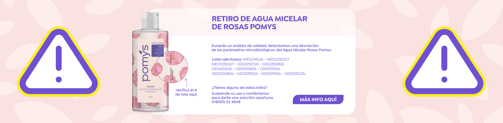 Banner Agua de Rosas