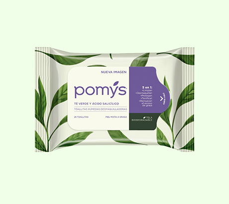 Toallitas Desmaquilladoras con extracto de té verde