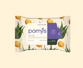 Toallitas Húmedas Desmaquilladoras Aloe y Miel - Pomys