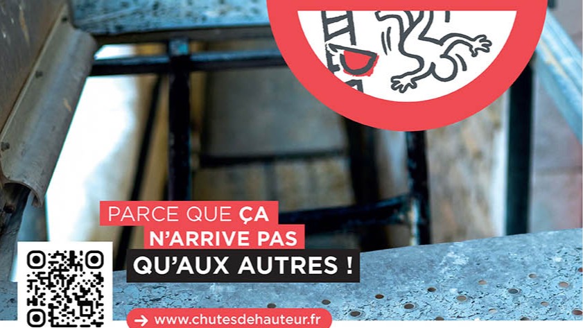 Affiche de la campagne choc Parce que ça n’arrive pas qu’aux autres