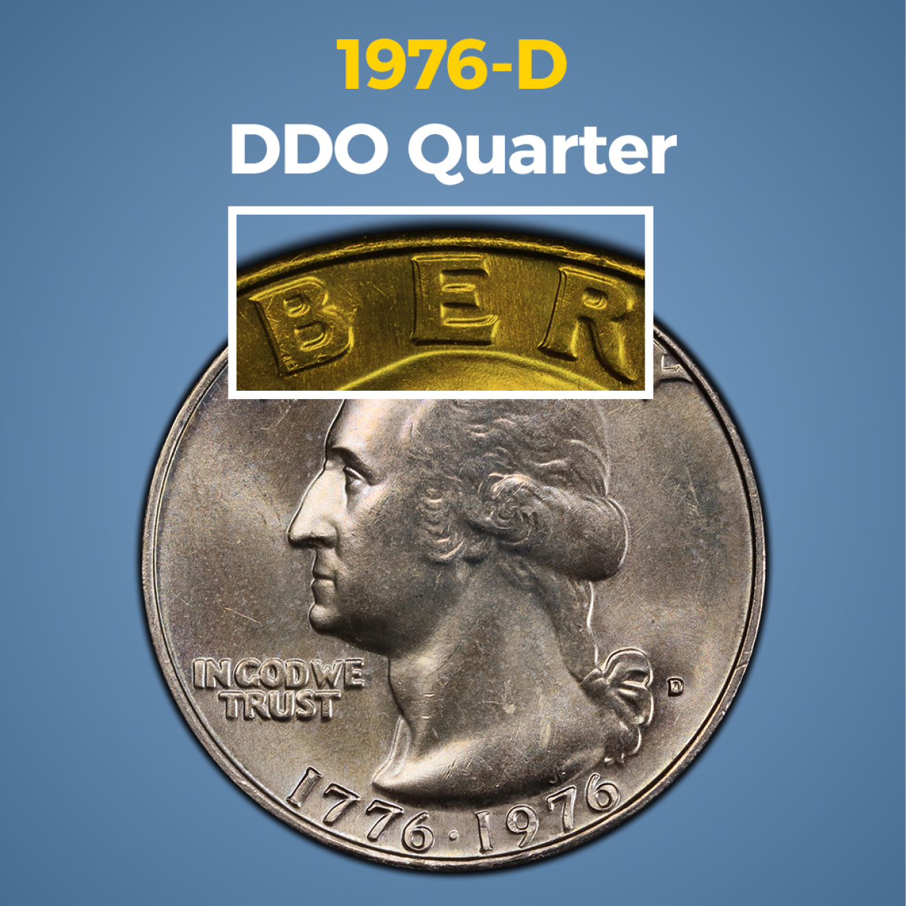 Latest Image: Variety 1976-D DDO Quarters
