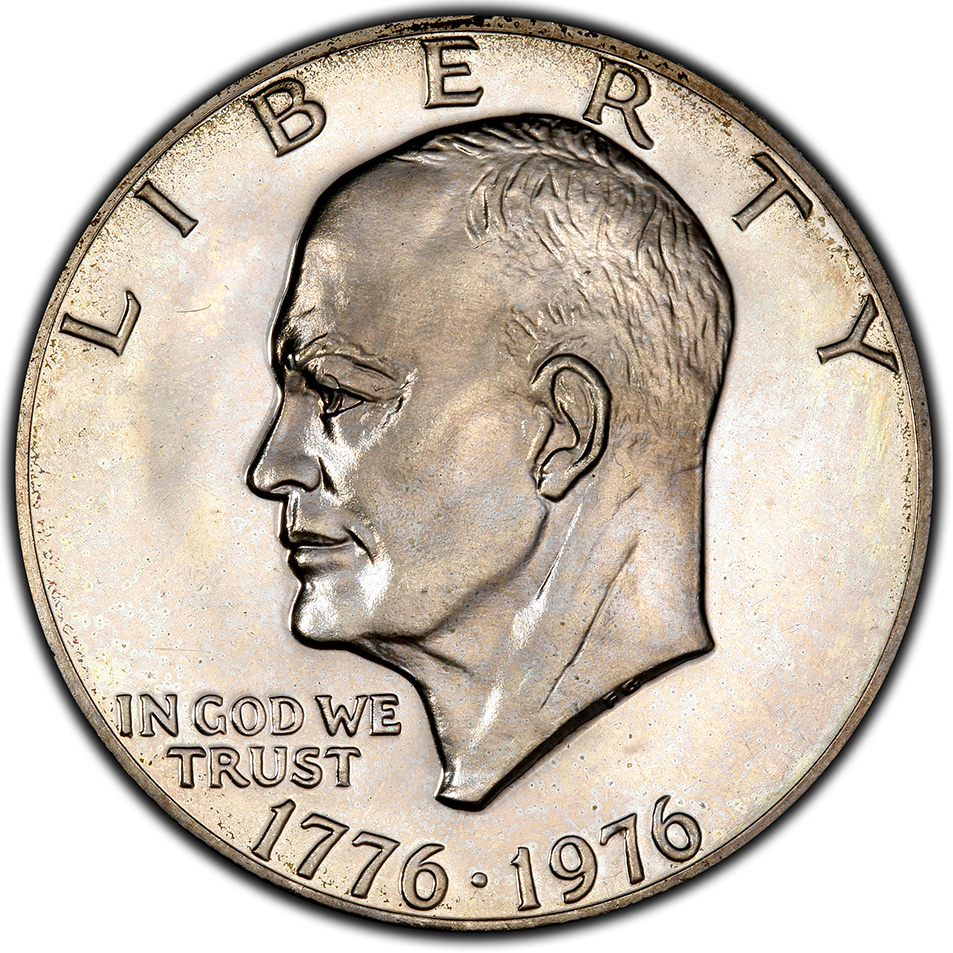 The Unique 1976 Type 2 Proof Ike Silver Dollar