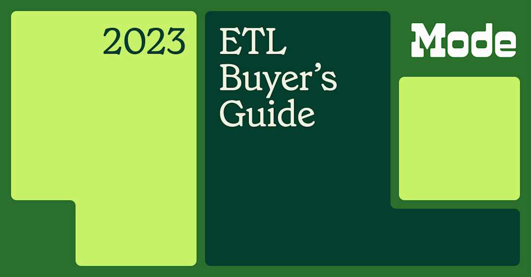 ETL Tools Guide: Find an ETL Solution for Your Analytics Stack [2023 ...