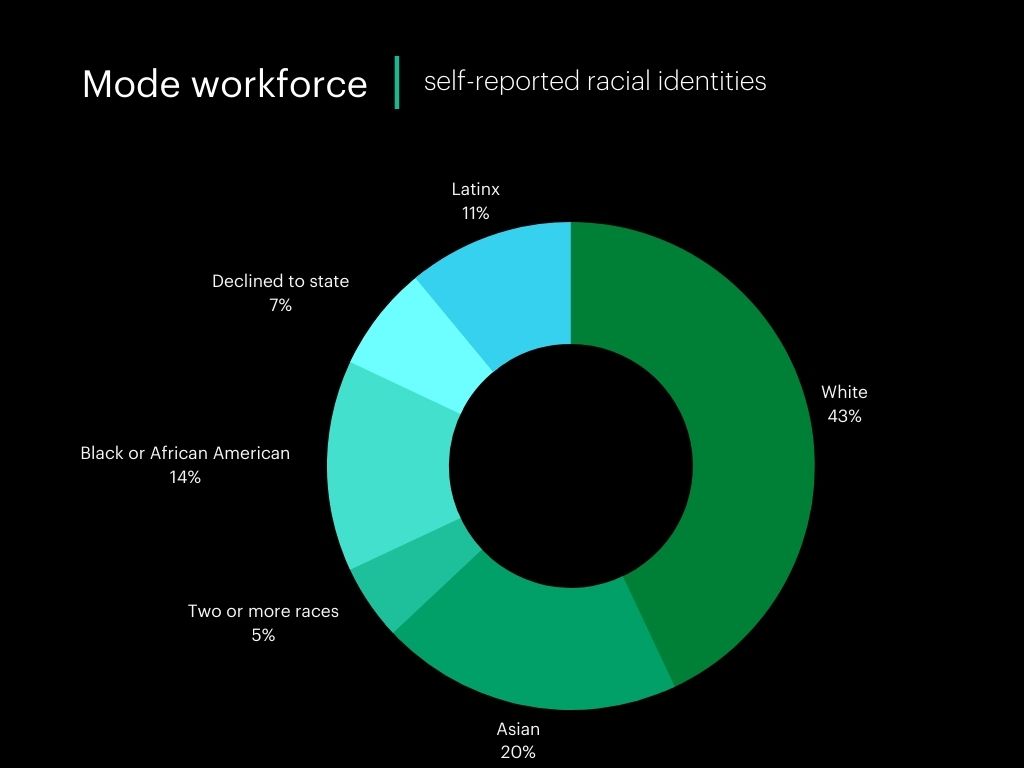 Q1 - Mode workforce - diversity 2022