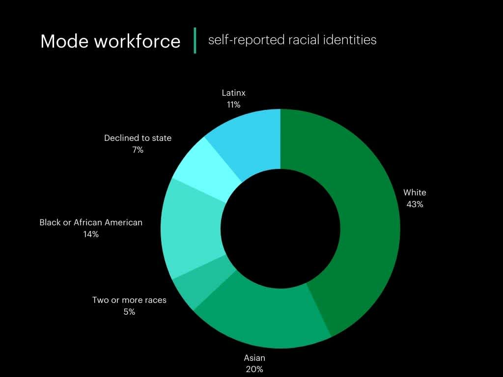 Q1 - Mode workforce - diversity 2022