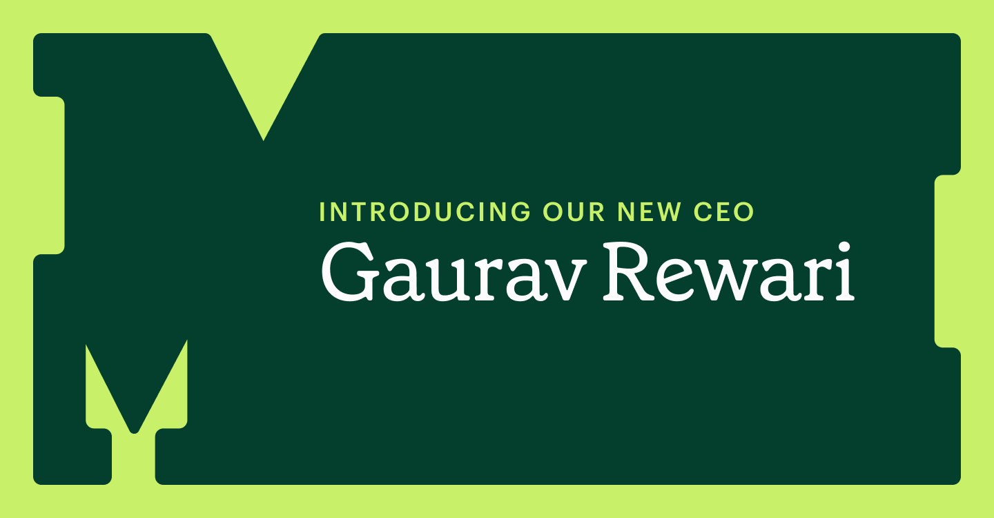 Introducing our new CEO Gaurav