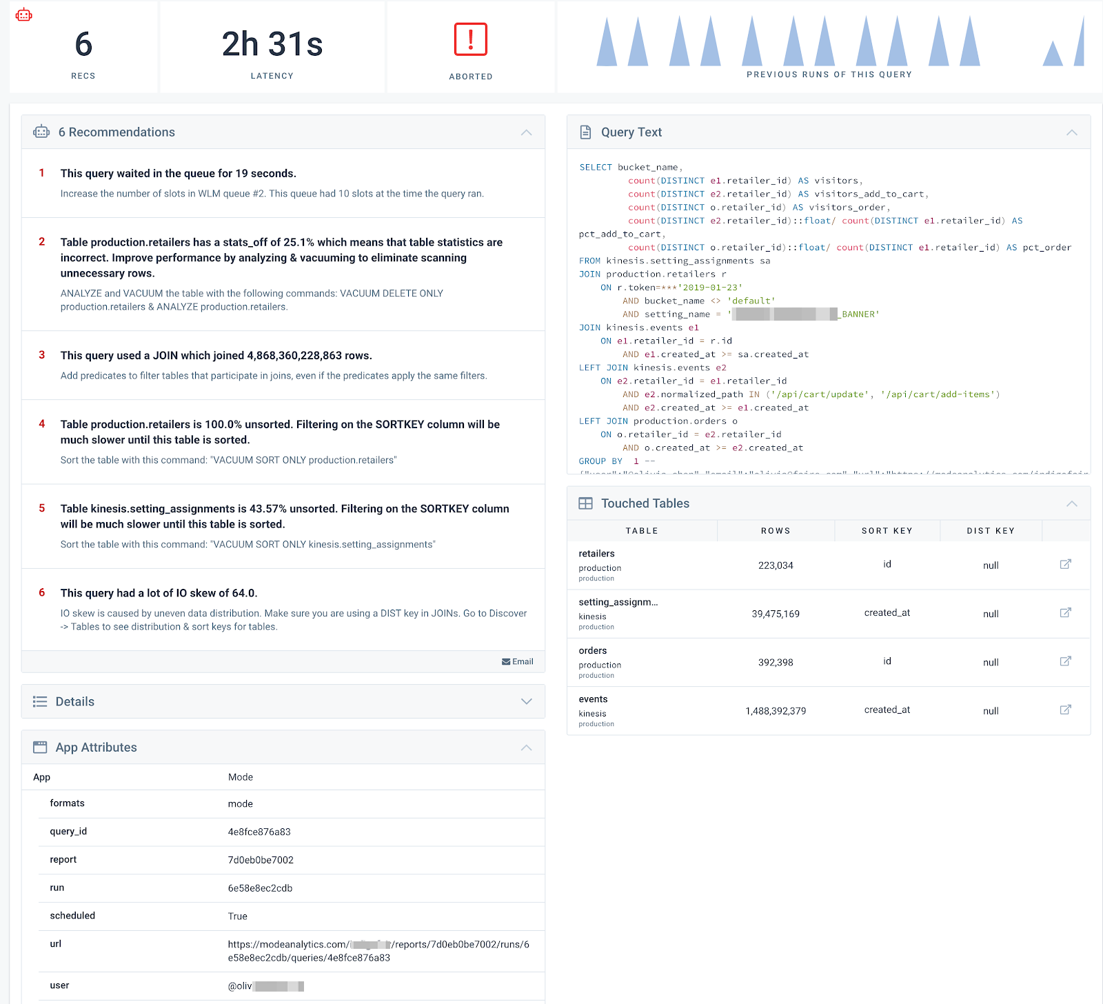 query recommendations 2