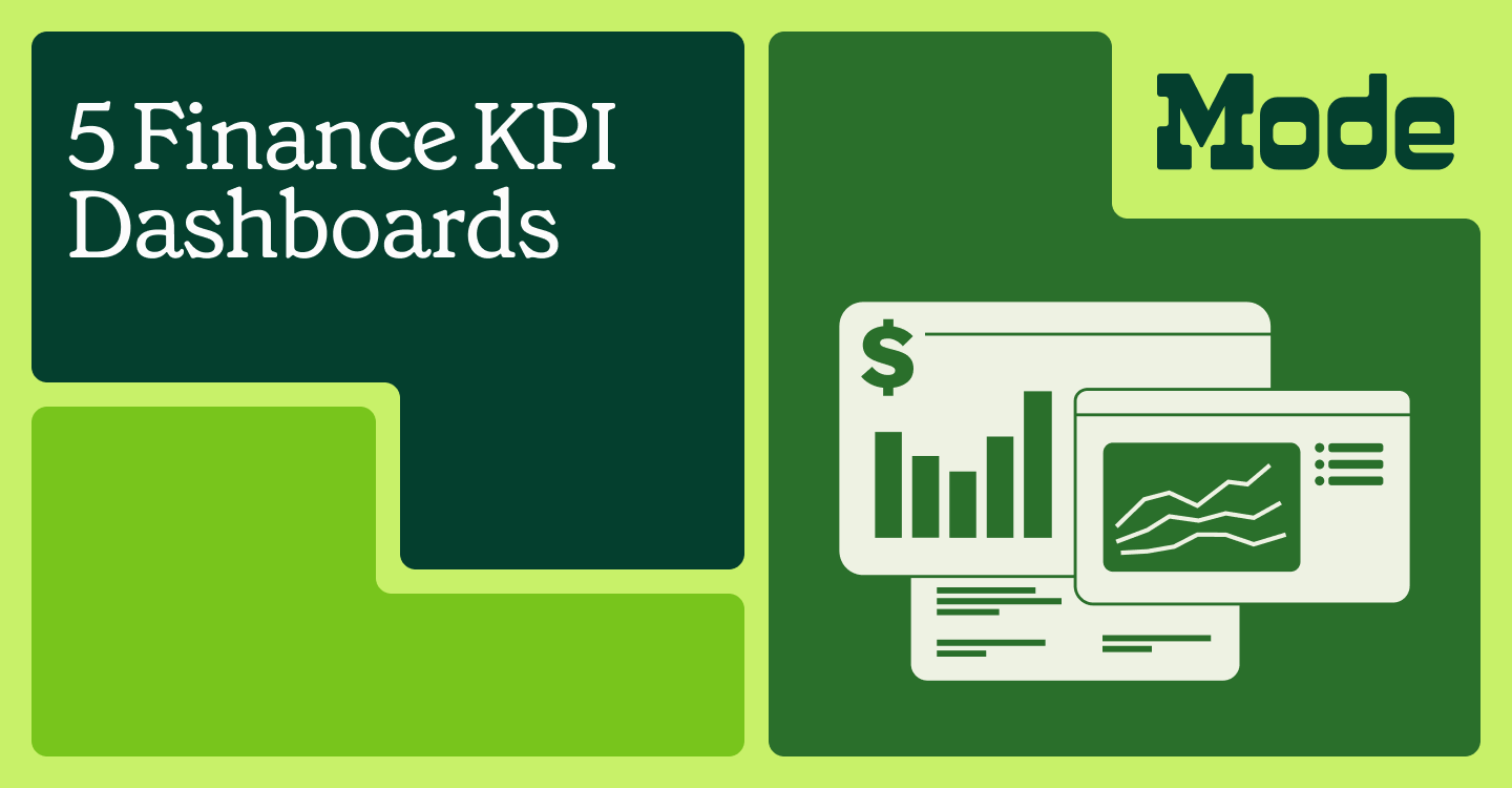Finance KPI dashboards
