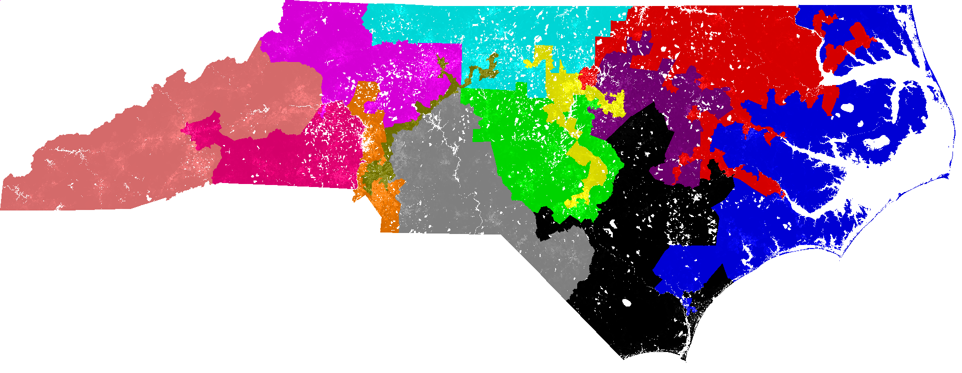 Finding the Most Gerrymandered Districts Mode