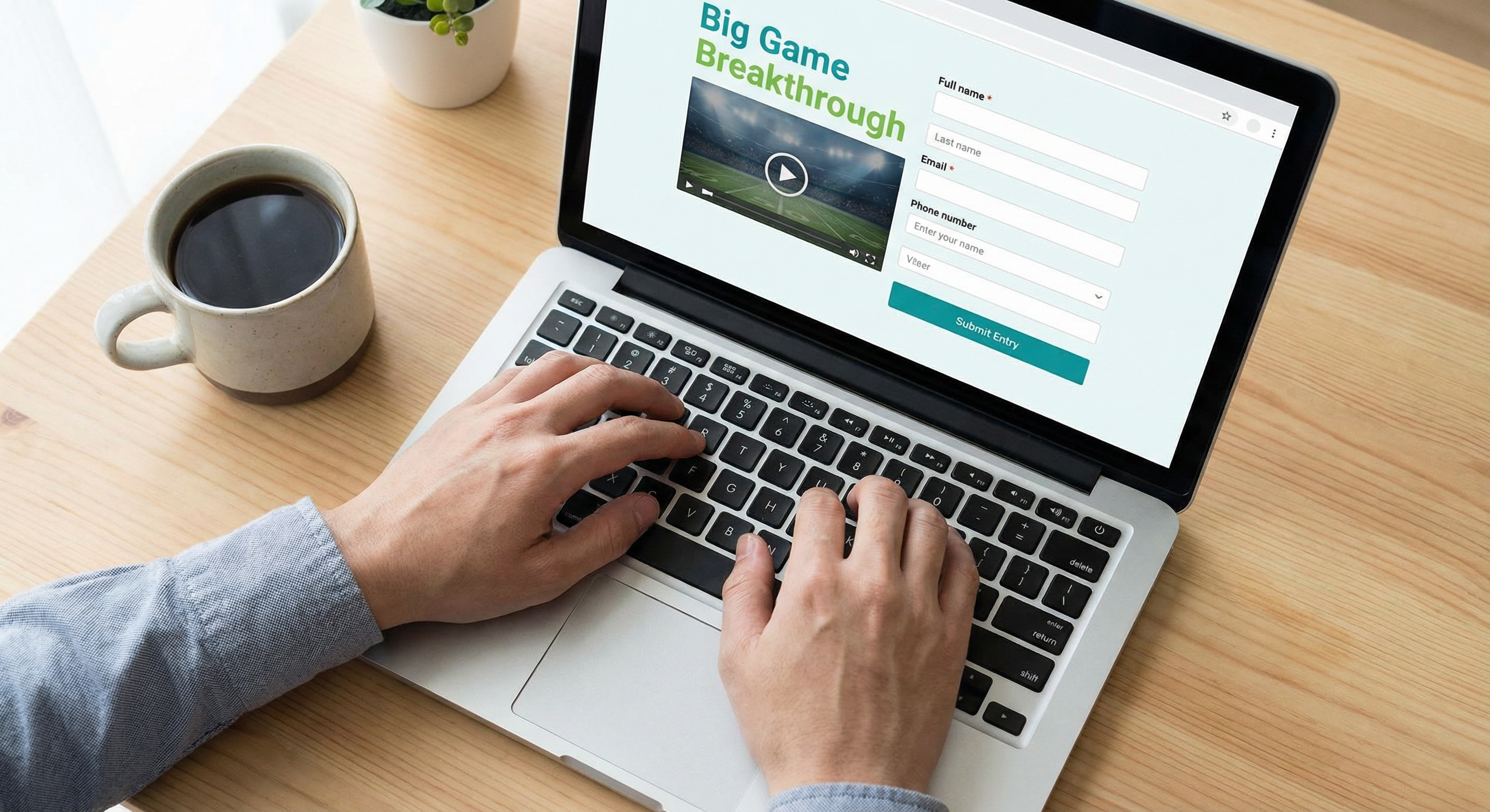 Submitting an application to Big Game Breakthrough