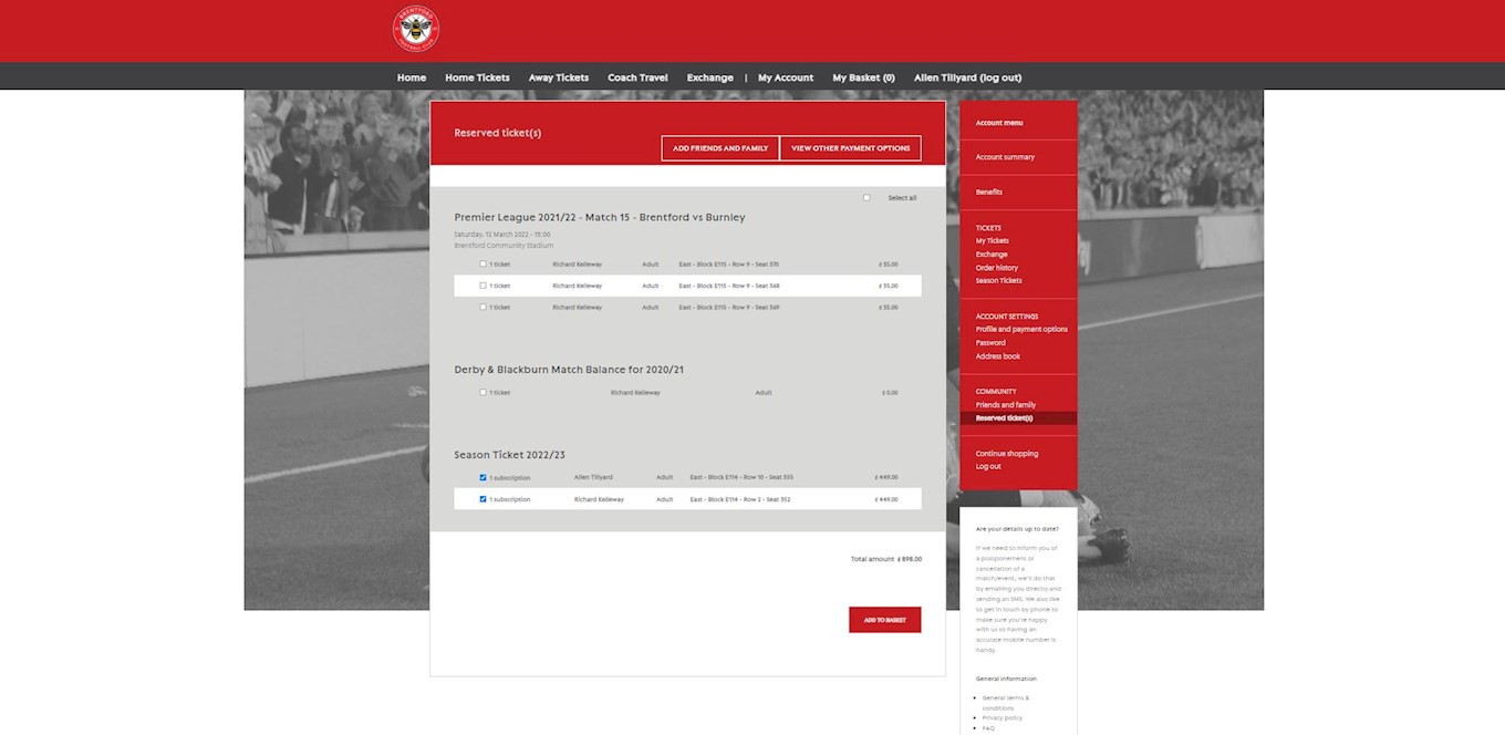 renewing season tickets 2