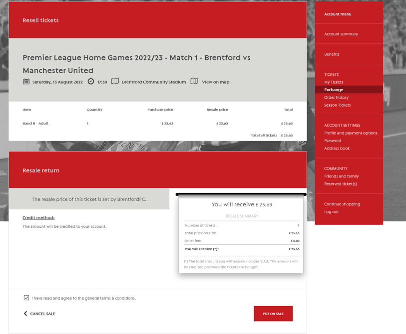 listing a ticket on the ticket exchange 3 