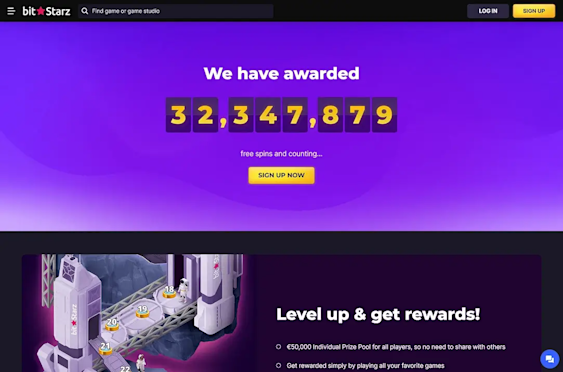 Bitstarz screenshot
