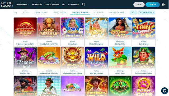 North Casino - Jackpot games