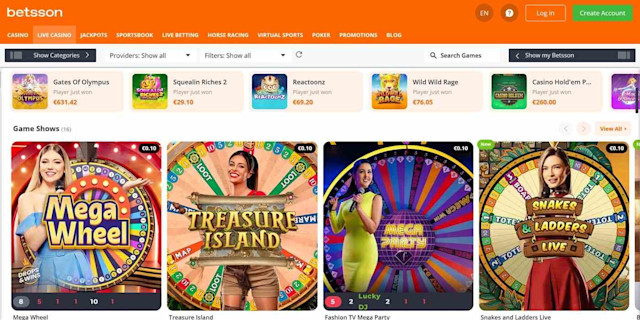 Betsson Live Games