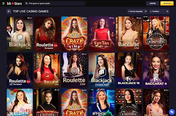 Live Casino Lobby